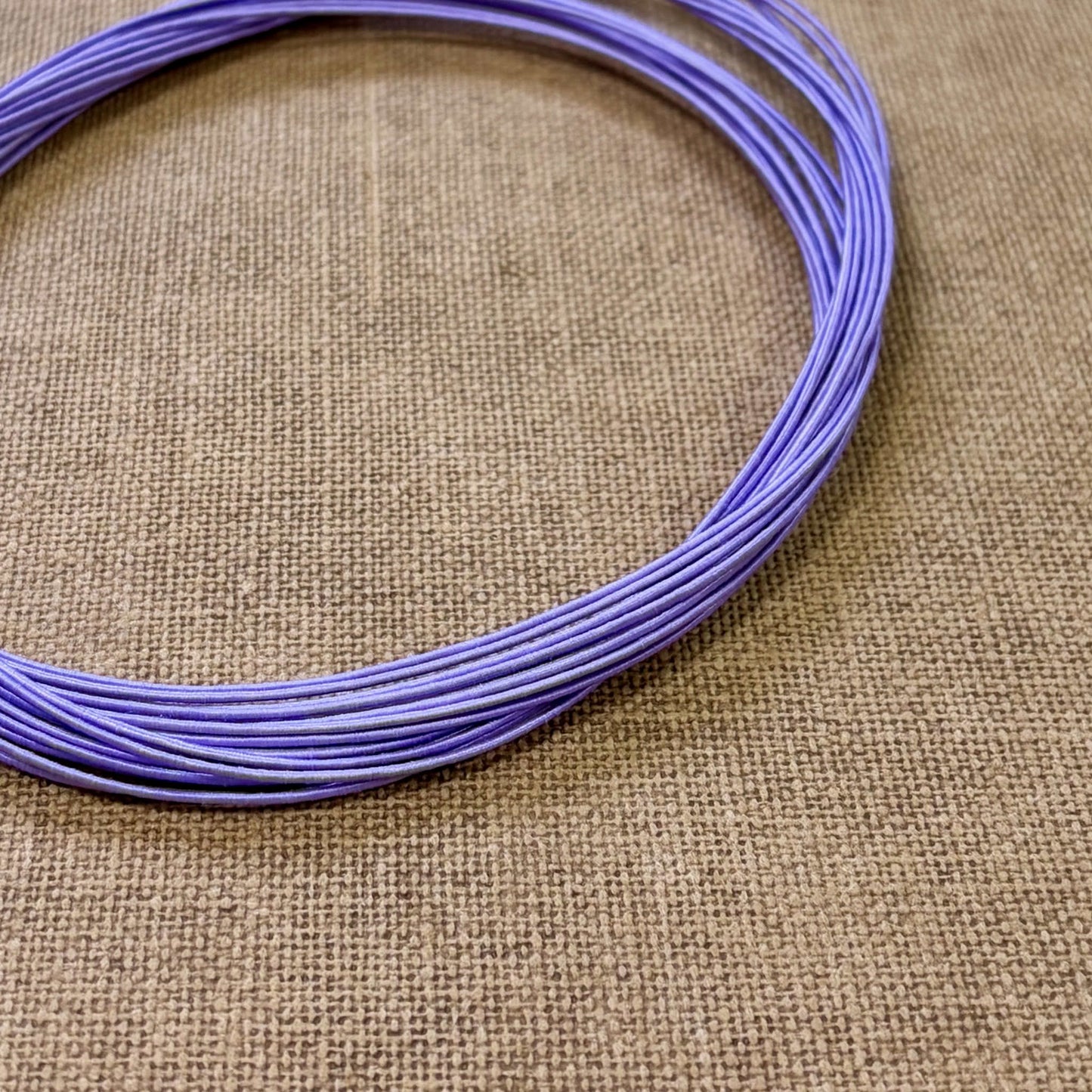 Silk Finish Japanese Mizuhiki Cord | Matte Purple | Fibraura