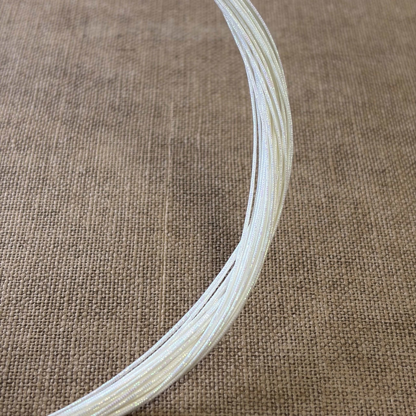 Soft iridescent mizuhiki cord, pearl luster