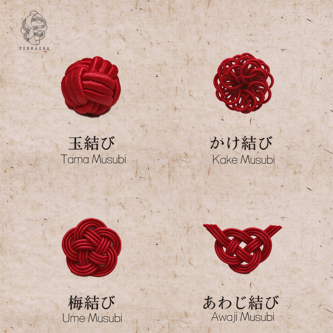 Awaji, Ume, Kake, Tama: Four Mizuhiki Knots for Beginners