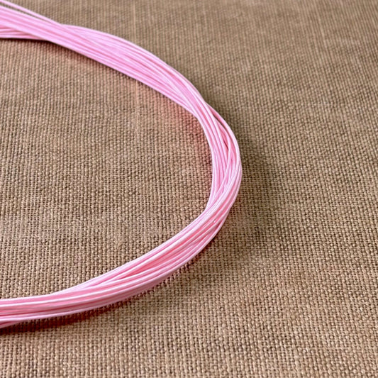 Silk Finish Japanese Mizuhiki Cord | Matte Pink | Fibraura
