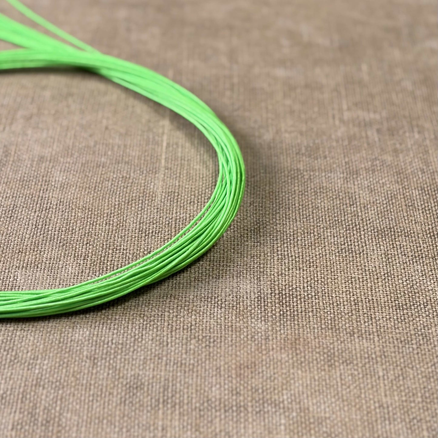 Silk Finish Japanese Mizuhiki Cord | Spring Green | Fibraura