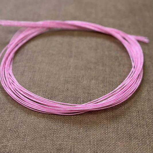 Soft Iridescent Japanese Mizuhiki Cord | Rose Pink | Fibraura
