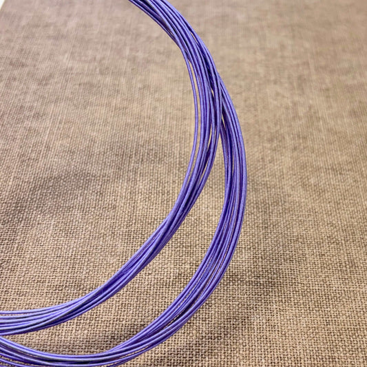 Silk Finish Japanese Mizuhiki Cord | Matte Purple | Fibraura