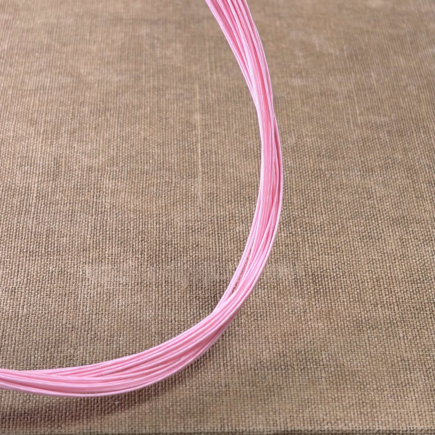 Silk Finish Japanese Mizuhiki Cord | Matte Pink | Fibraura