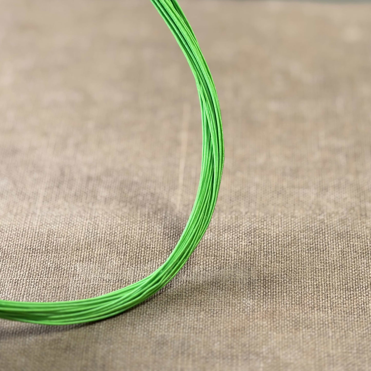 Silk Finish Japanese Mizuhiki Cord | Spring Green | Fibraura