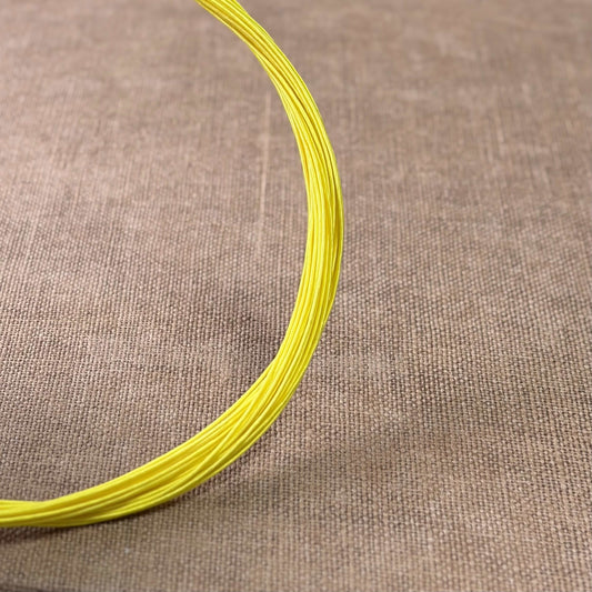 Silk Finish Japanese Mizuhiki Cord | Bright Yellow | Fibraura