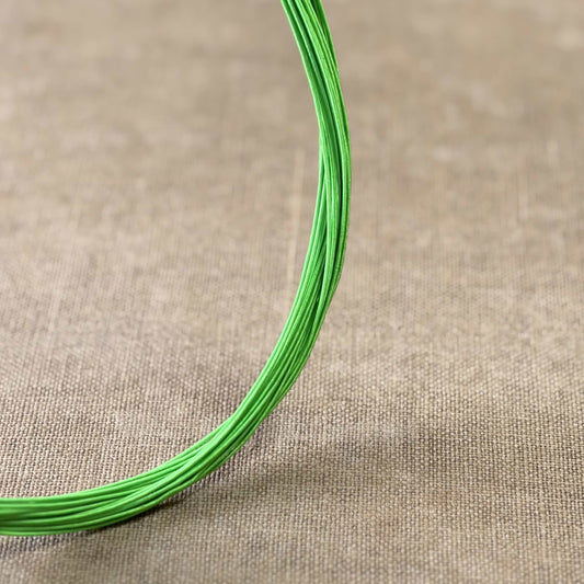 Silk Finish Japanese Mizuhiki Cord | Spring Green | Fibraura