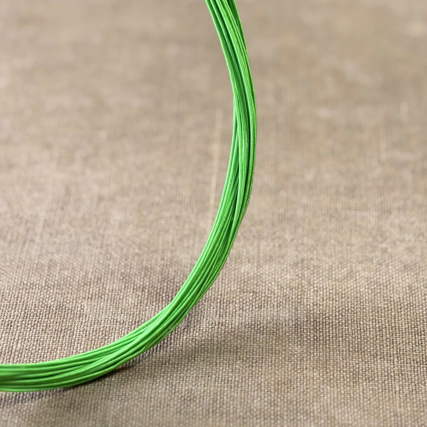 Silk Finish Japanese Mizuhiki Cord | Spring Green | Fibraura