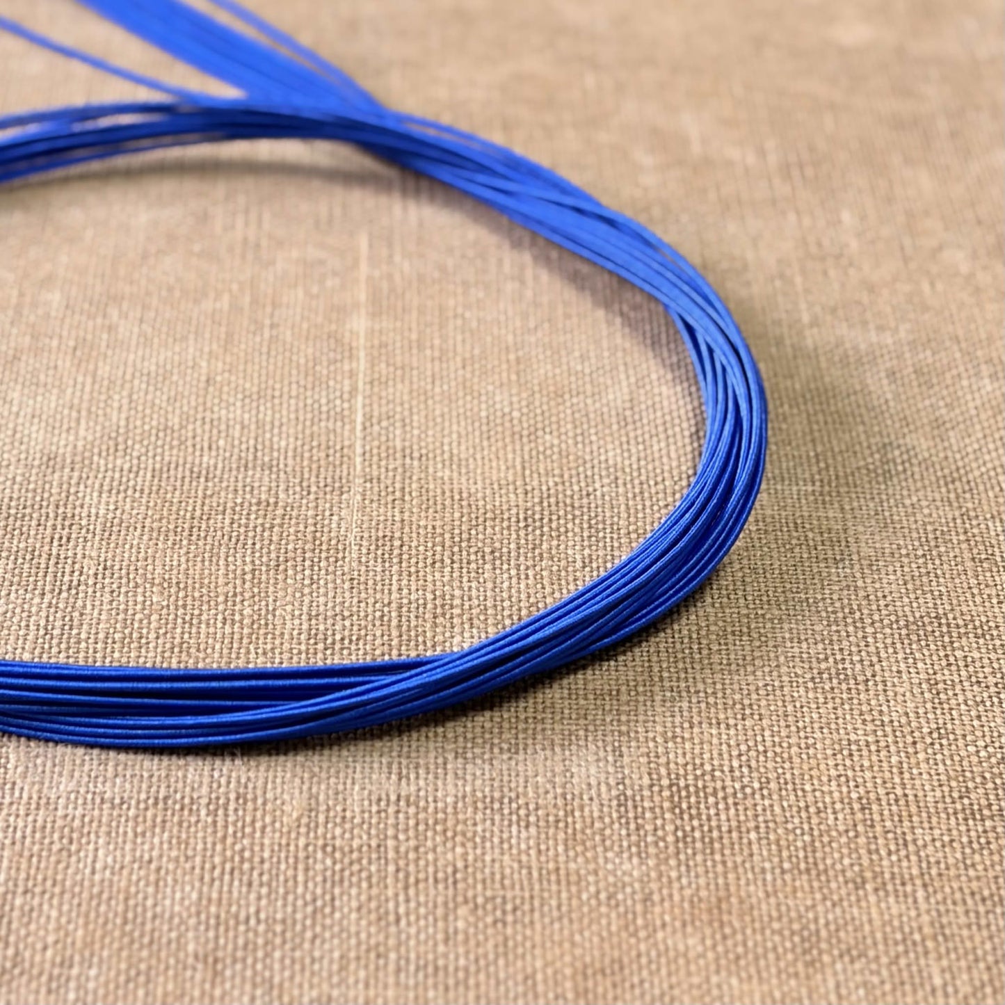 Silk Finish Japanese Mizuhiki Cord | Royal Blue | Fibraura