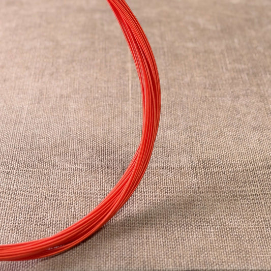 Silk Finish Japanese Mizuhiki Cord | Tangerine | Fibraura