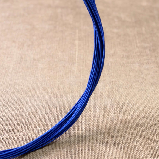 Silk Finish Japanese Mizuhiki Cord | Royal Blue | Fibraura
