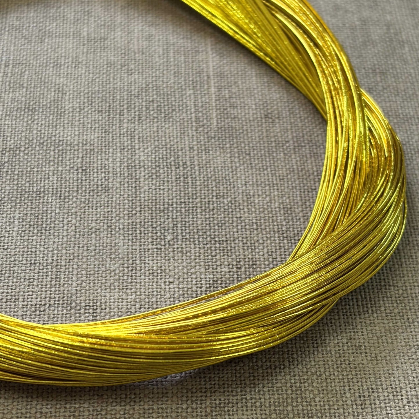 Metallic Mizuhiki Cord | Gold | Fibraura