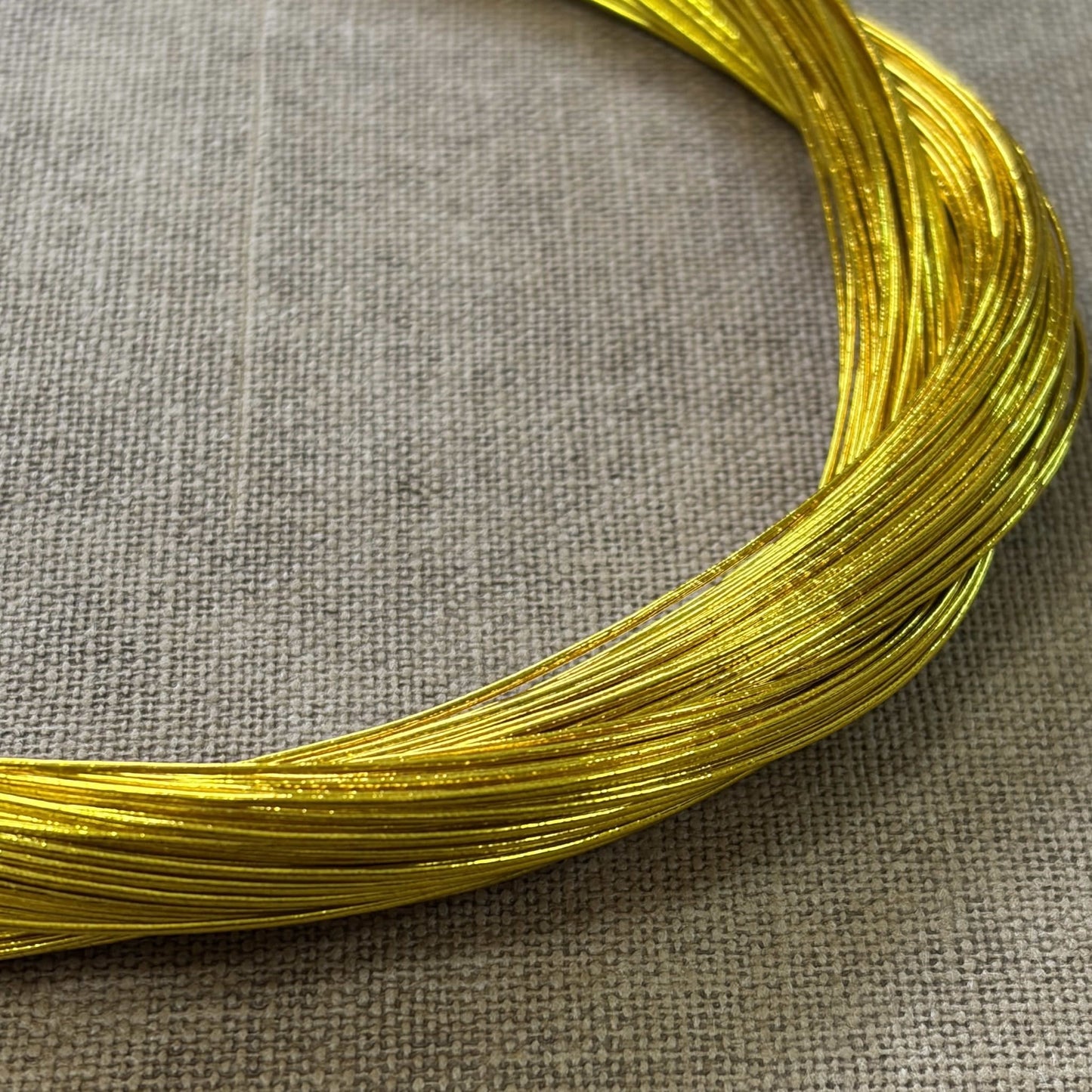 Metallic Mizuhiki Cord | Gold | Fibraura