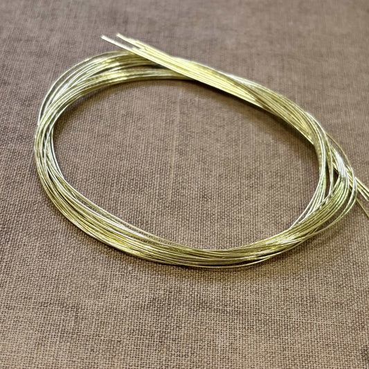 Foil wrapped mizuhiki cord, gold product view