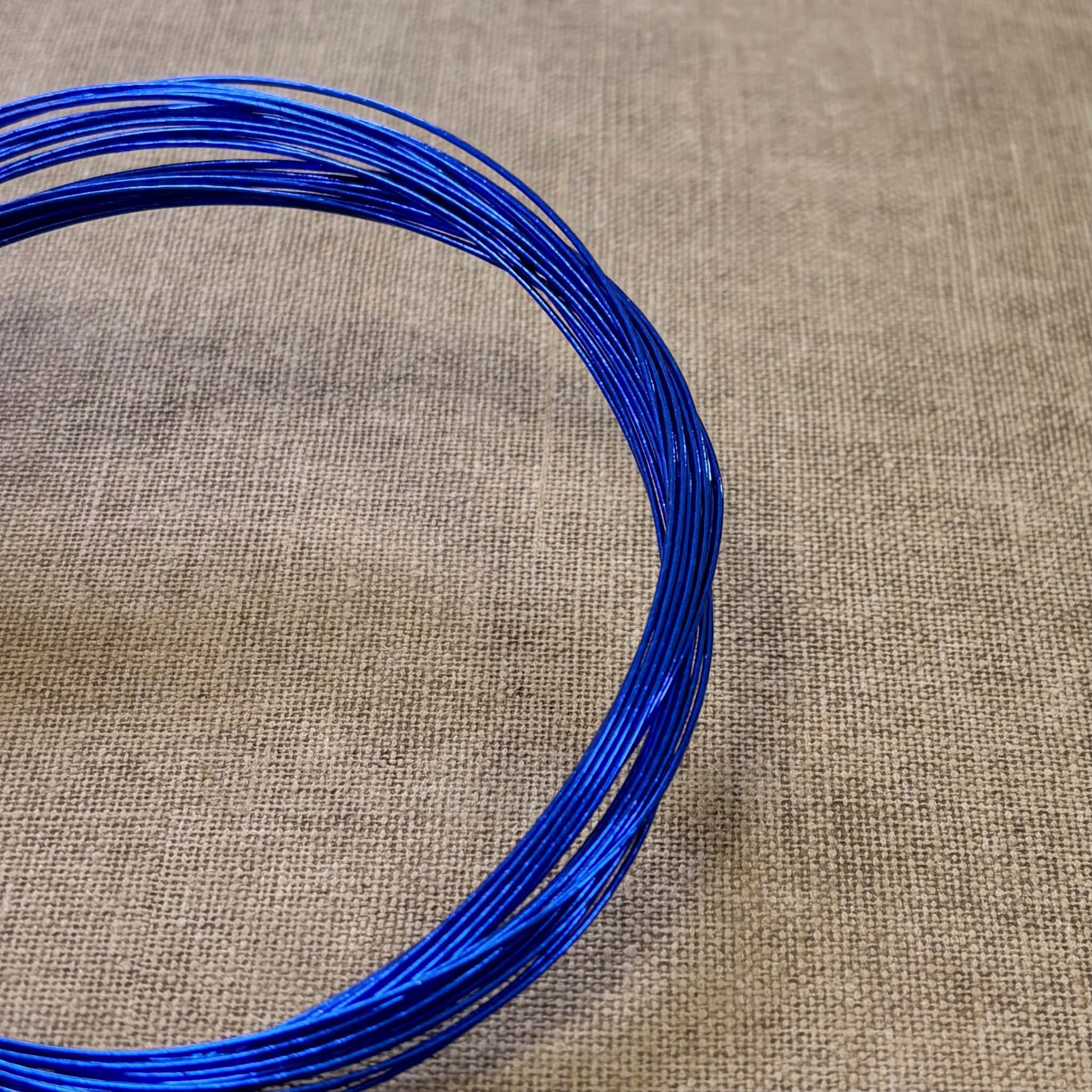 Foil wrapped mizuhiki cord, royal blue product view