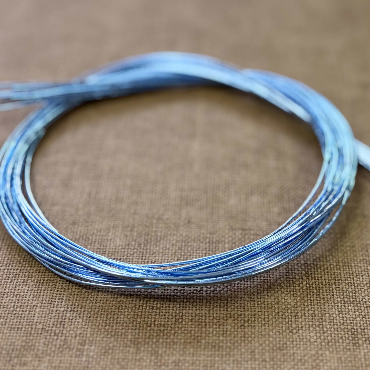 Foil Wrapped Japanese Mizuhiki Cord | Sky Blue