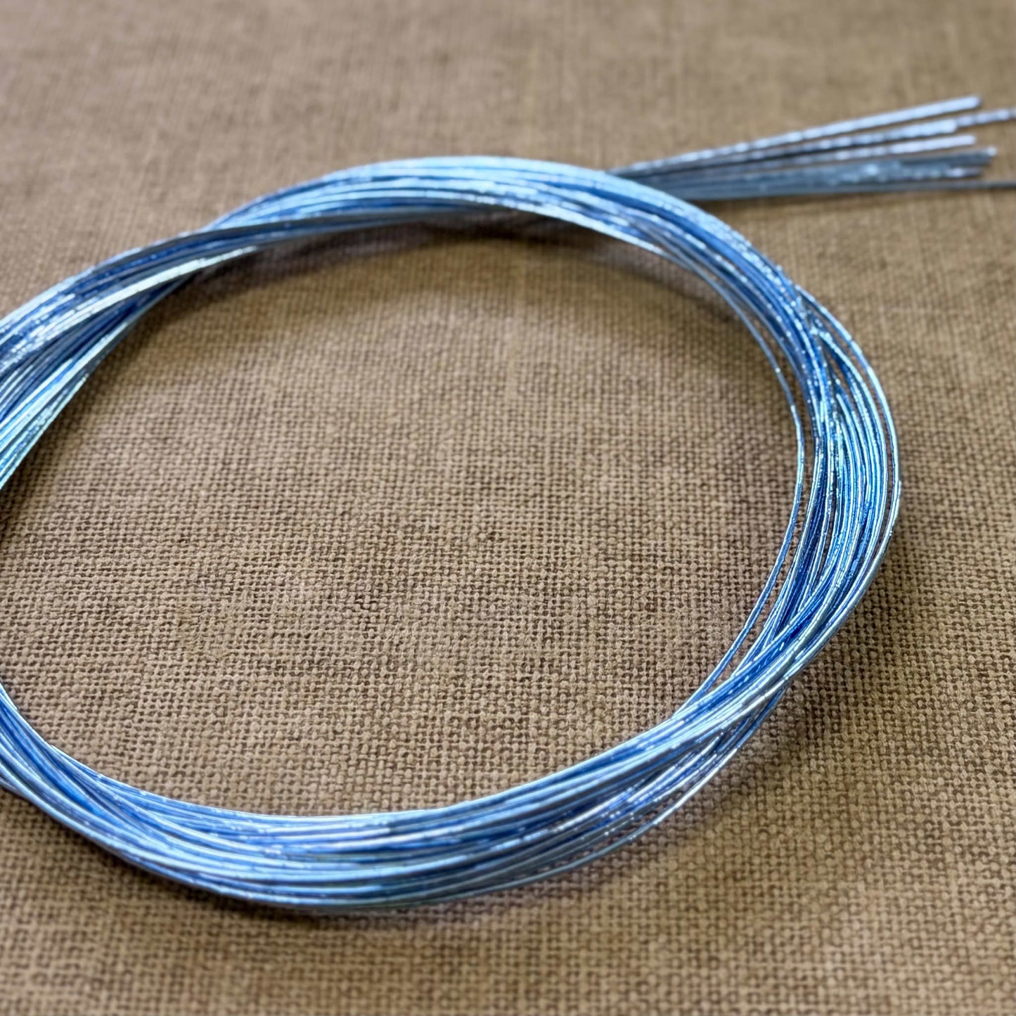 Foil Wrapped Japanese Mizuhiki Cord | Sky Blue