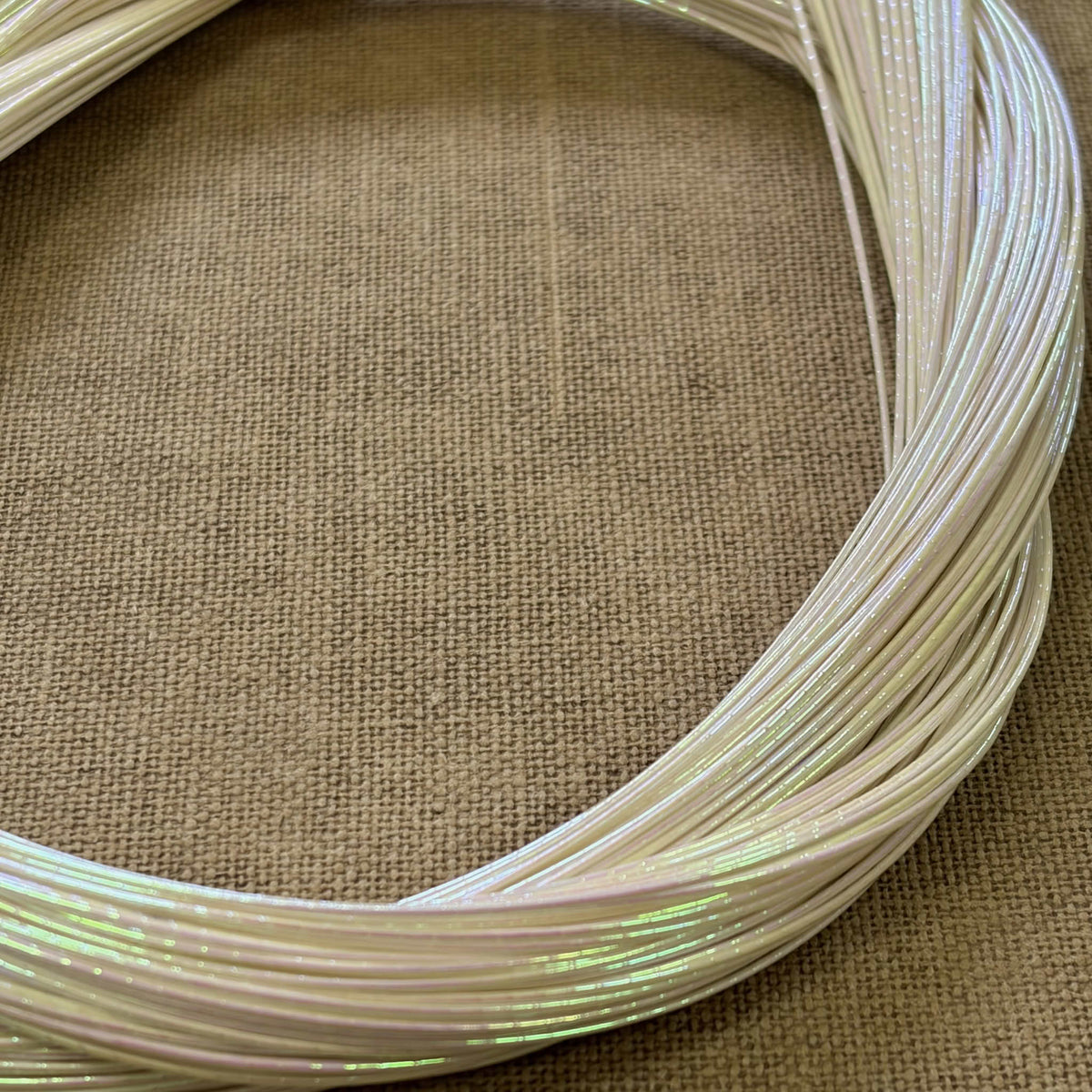 Foil Wrapped Japanese Mizuhiki Cord | Pearl Aurora