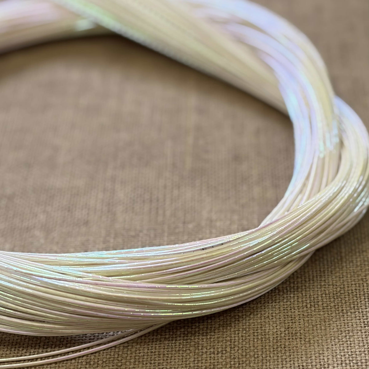 Foil Wrapped Japanese Mizuhiki Cord | Pearl Aurora