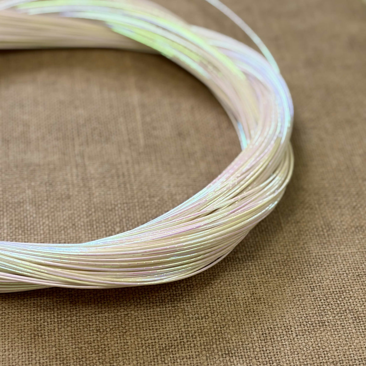 Foil Wrapped Japanese Mizuhiki Cord | Pearl Aurora
