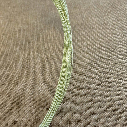 Soft iridescent mizuhiki cord, champagne haze