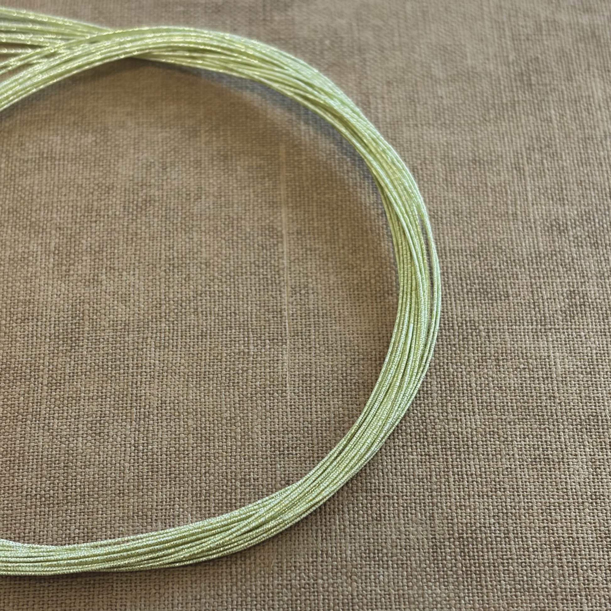 Soft iridescent mizuhiki cord, champagne haze