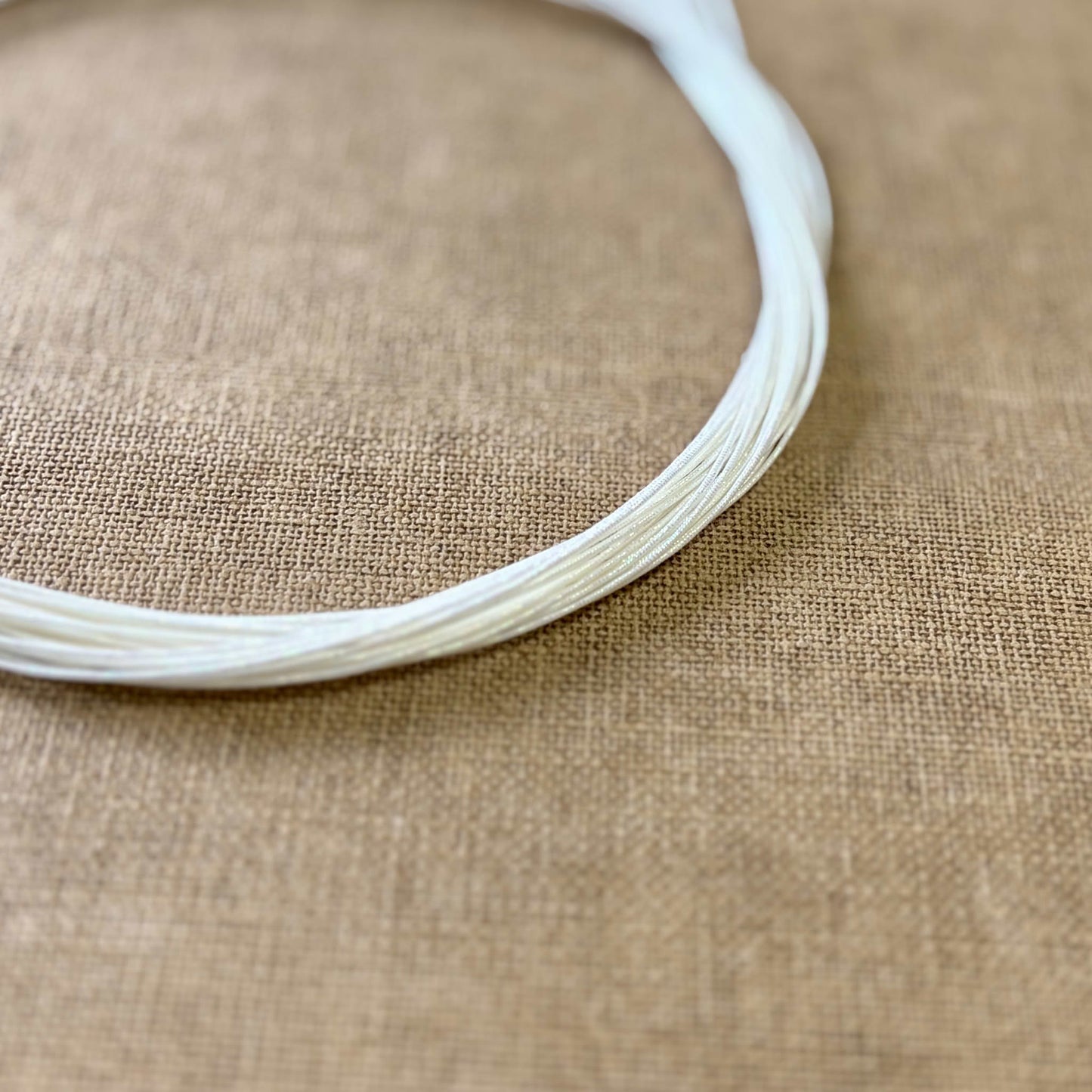 Soft iridescent mizuhiki cord, pearl luster