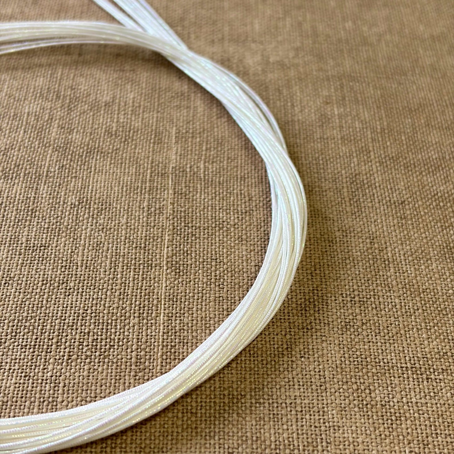 Soft iridescent mizuhiki cord, pearl luster