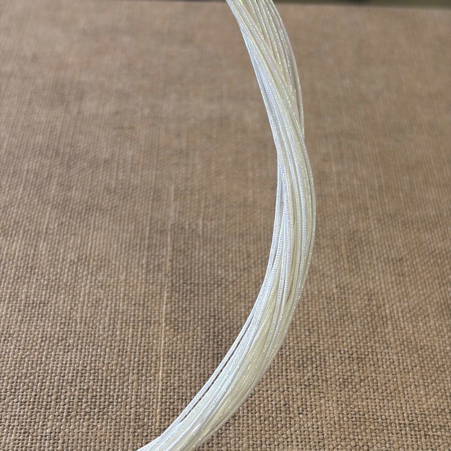 Soft iridescent mizuhiki cord, pearl luster