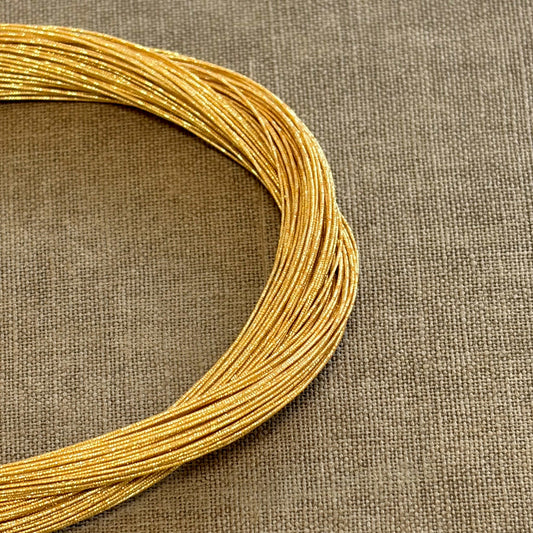 Soft iridescent mizuhiki cord, spark gilt