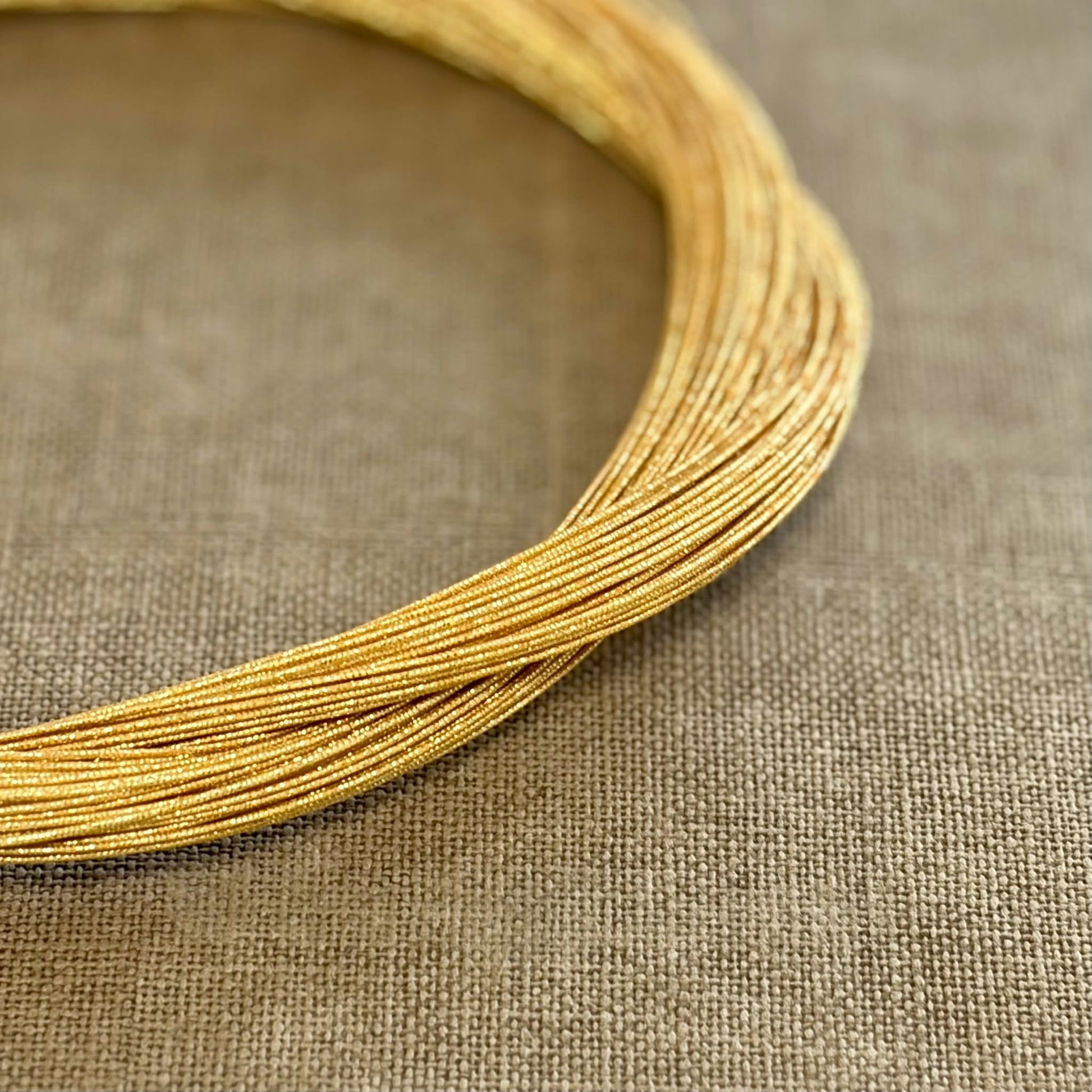 Soft iridescent mizuhiki cord, spark gilt